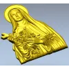 Святая Тереза из Лизьё - 3D модель для ЧПУ