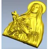Святая Тереза из Лизьё - 3D модель для ЧПУ