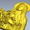 Святая Тереза из Лизьё - 3D модель для ЧПУ