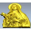 Святая Тереза из Лизьё - 3D модель для ЧПУ