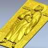 Пророк Илья - религиозный барельеф в формате STL