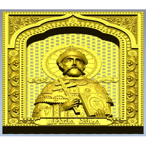 Императорский барельеф - высокодетализированная stl модель для ЧПУ