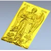 STL модель - Икона Иоанн Креститель: 3D рельеф для ЧПУ