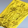 STL модель - Икона Иоанн Креститель: 3D рельеф для ЧПУ