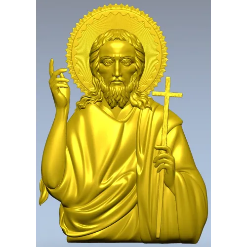 Икона Иоанн Предтеча - STL 3D модель для ЧПУ