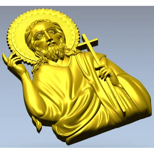 Икона Иоанн Предтеча - STL 3D модель для ЧПУ