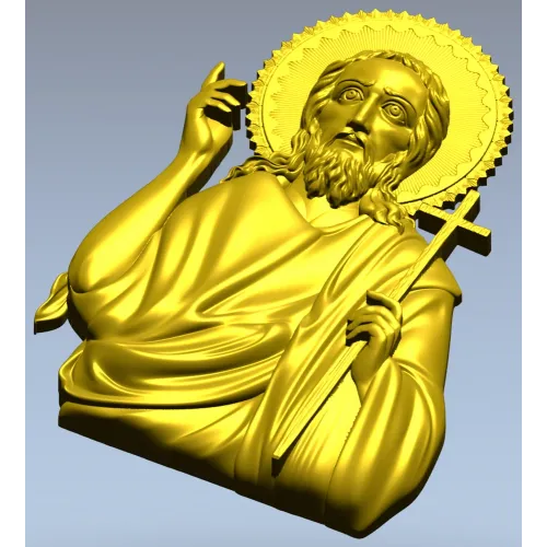 Икона Иоанн Предтеча - STL 3D модель для ЧПУ