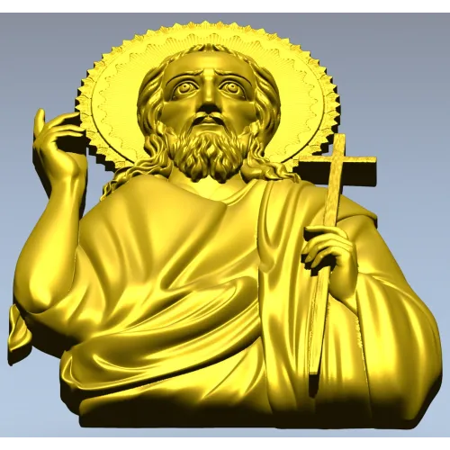 Икона Иоанн Предтеча - STL 3D модель для ЧПУ