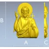 Икона Иоанн Предтеча - STL 3D модель для ЧПУ
