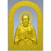Saint John of Kronstadt - high-relief STL icon for CNC