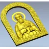 Saint John of Kronstadt - high-relief STL icon for CNC