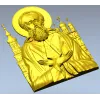 Икона Иосифа Волоцкого - 3D модель (STL) для ЧПУ