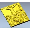 Crucifixion bas-relief STL for CNC milling