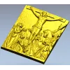 Crucifixion bas-relief STL for CNC milling