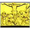Crucifixion bas-relief STL for CNC milling
