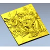3D модель STL - Встреча Спасителя с Матерью (барельеф для ЧПУ)