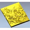 Christ carrying the cross relief - STL 3D model for CNC router