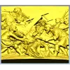 Christ carrying the cross relief - STL 3D model for CNC router