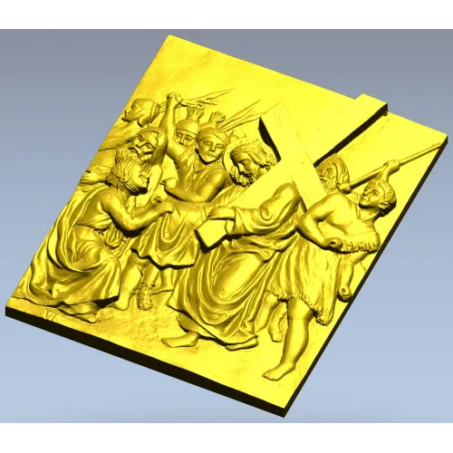 Christ Carrying the Cross - STL Relief for CNC Router