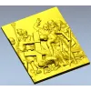 Путь на Голгофу - рельефная 3D модель в формате STL для ЧПУ