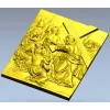 Встреча на пути в Голгофу - религиозный рельеф в формате STL для ЧПУ
