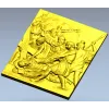 High-relief Crucifixion Panel - 3D STL model for CNC carving