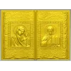Open Gospel Book - Theotokos & Pantocrator STL 3D model