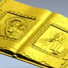 Open Gospel Book - Theotokos & Pantocrator STL 3D model