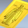 Святая княгиня Ольга - рельефная 3D модель STL для ЧПУ