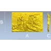Baptism of the Lord - High-Relief CNC Panel (STL)