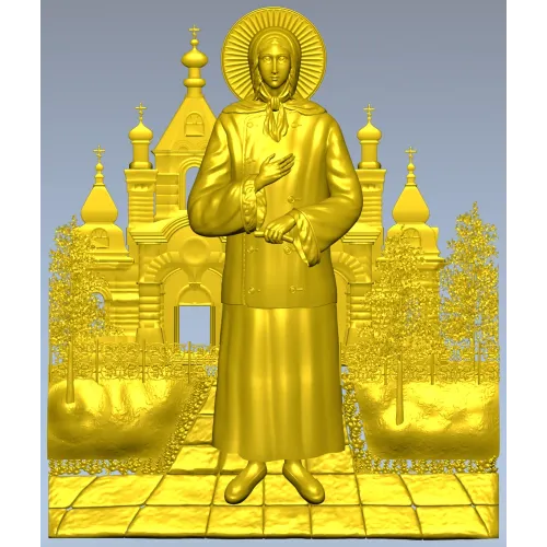 Ксения Петербуржская - 3D модель в формате STL для ЧПУ