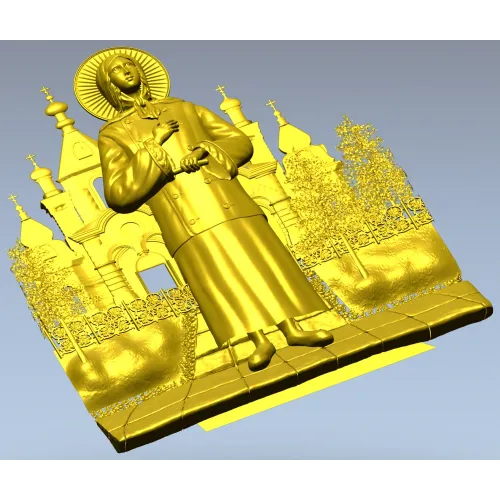 Ксения Петербуржская - 3D модель в формате STL для ЧПУ