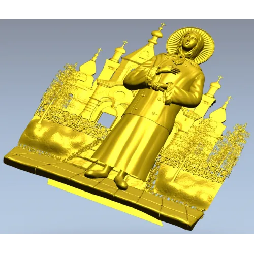 Ксения Петербуржская - 3D модель в формате STL для ЧПУ