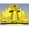 Ксения Петербуржская - 3D модель в формате STL для ЧПУ