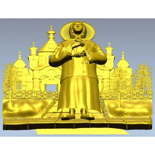 Ксения Петербуржская - 3D модель в формате STL для ЧПУ