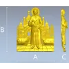 Ксения Петербуржская - 3D модель в формате STL для ЧПУ