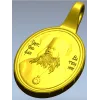 STL модель кулона "Святой Феофан" - 3D модель для ЧПУ