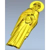 Saint Macarius of Alexandria - CNC-ready STL relief