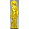 Theotokos at the Crucifixion - high-relief STL for CNC