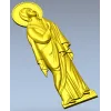 Theotokos at the Crucifixion - high-relief STL for CNC