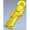 Theotokos at the Crucifixion - high-relief STL for CNC