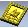Икона Святой Мина Котуанский - высокодетализированная 3D модель STL для ЧПУ