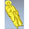 Моисей с скрижалями - 3D модель в формате STL для ЧПУ