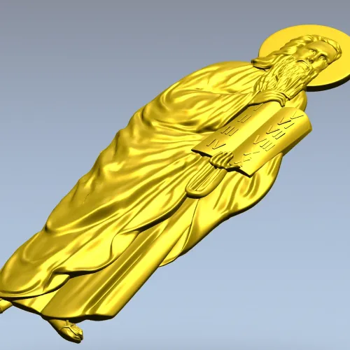 Моисей с скрижалями - 3D модель в формате STL для ЧПУ