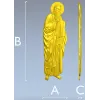 Моисей с скрижалями - 3D модель в формате STL для ЧПУ