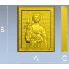 Рельефная икона святого Трифона - STL для ЧПУ