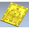STL модель иконы "Вера, Надежда, Любовь и София" - 3D модель для ЧПУ