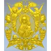 Икона Богородицы "Неопалимая Купина" - STL модель для ЧПУ