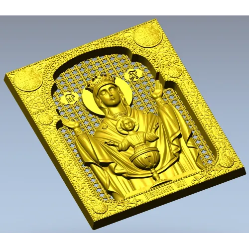 Inexhaustible Chalice - STL 3D Model for CNC Icon Relief