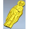 Икона Святителя Николая Чудотворца - STL 3D модель для ЧПУ